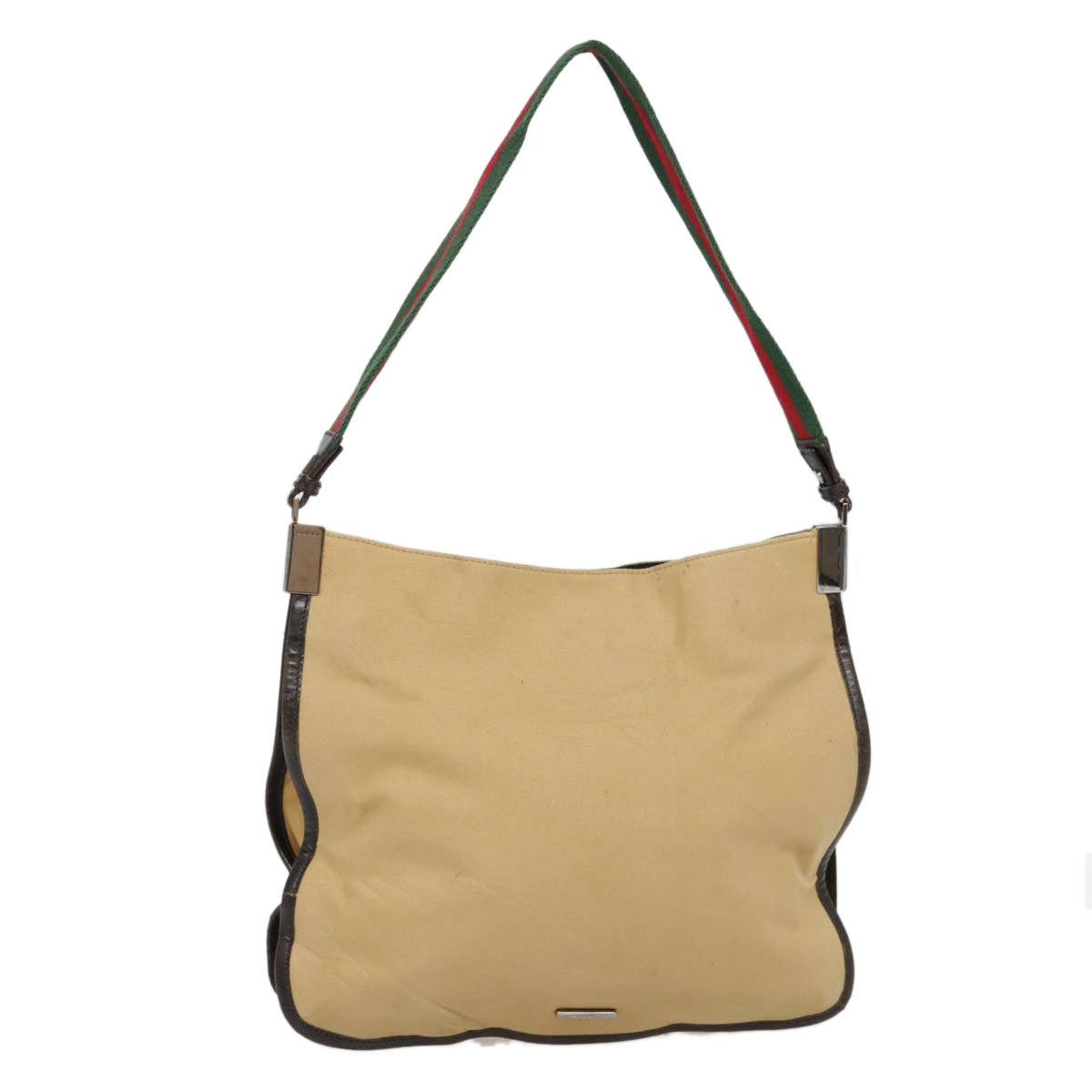 Gucci Beige Canvas Shoulder Bag ()