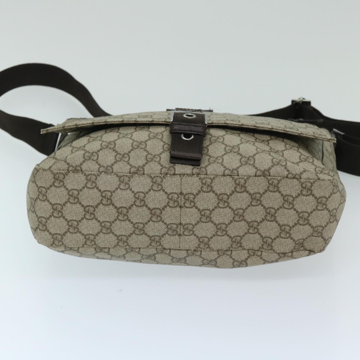 Gucci Gg Supreme Beige Canvas Shoulder Bag ()