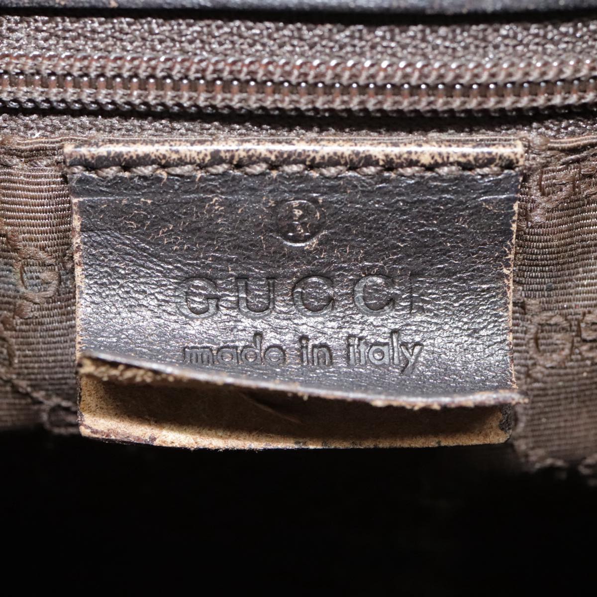 Gucci Beige Canvas Shoulder Bag ()