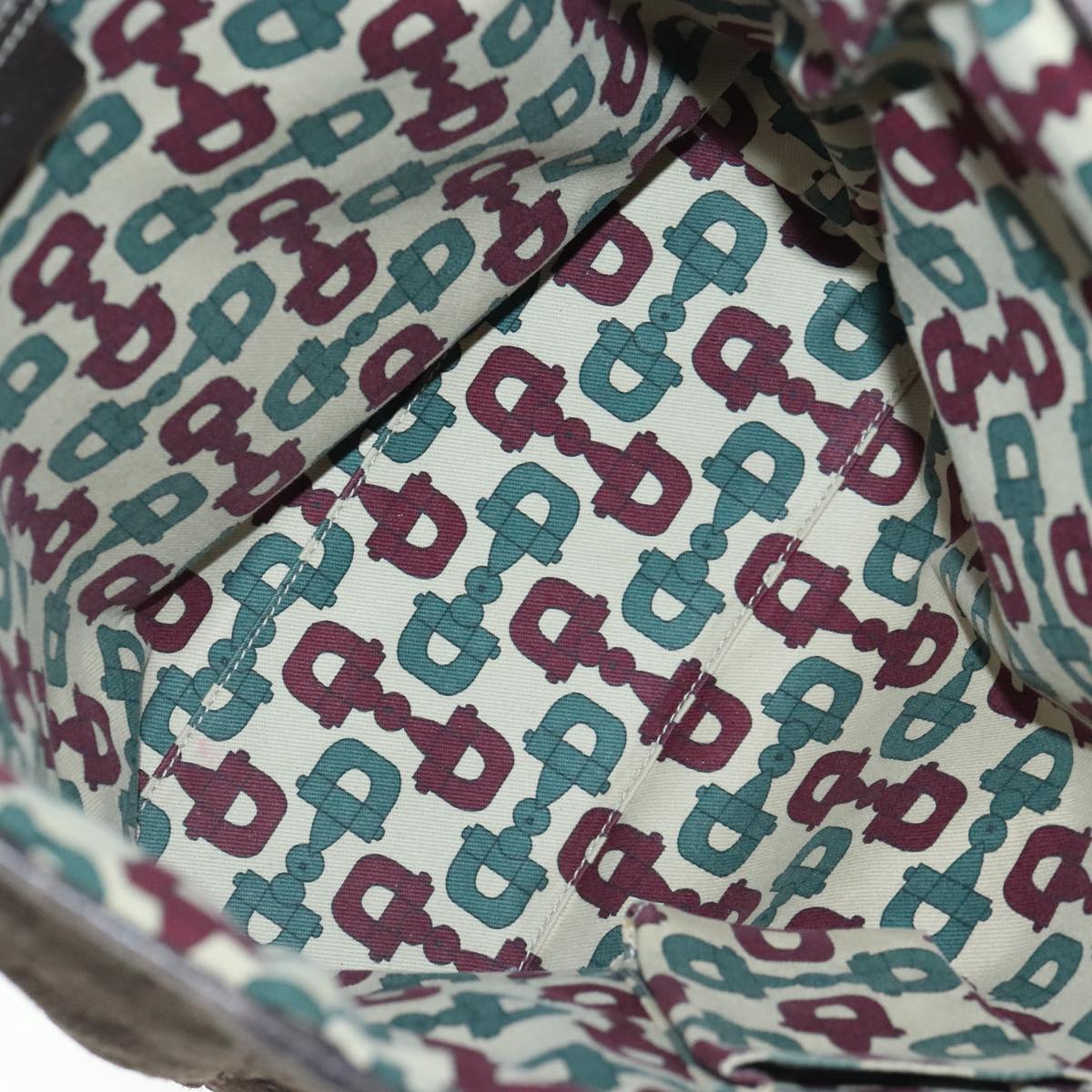 Gucci Brown Suede Tote Bag ()