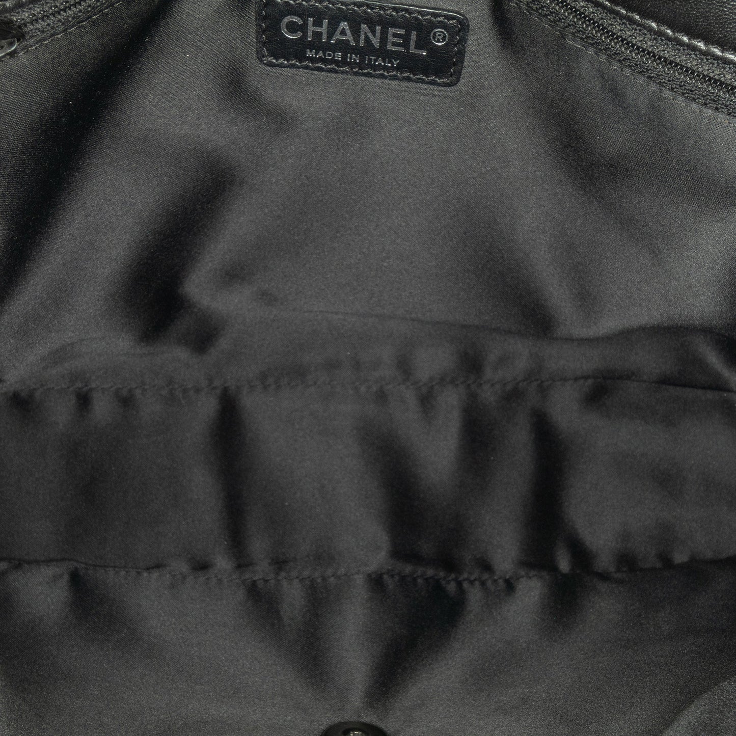 Black Chanel Jumbo Sequined Lambskin Moonlight On Water Flap Shoulder Bag