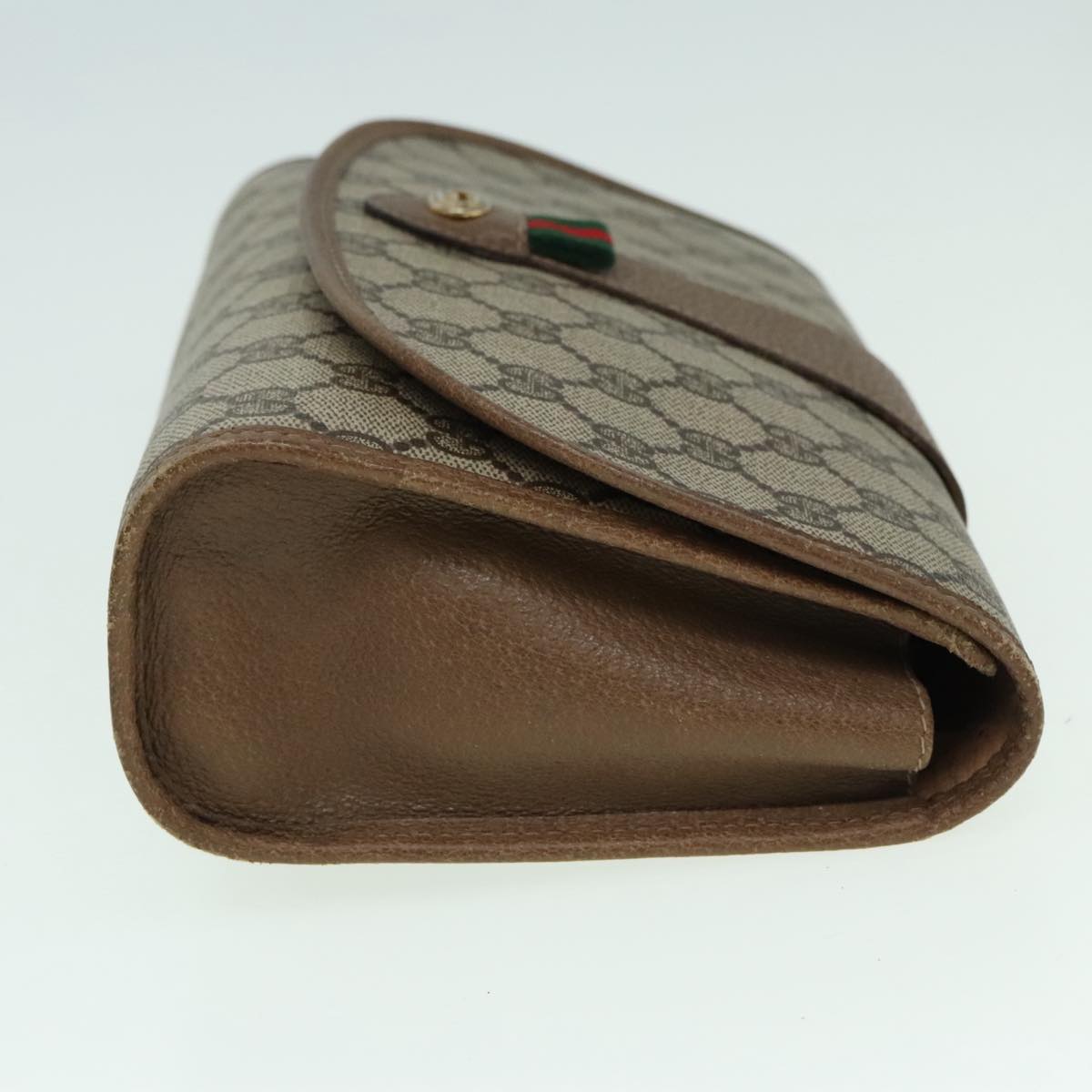 Gucci Beige Canvas Clutch Bag ()