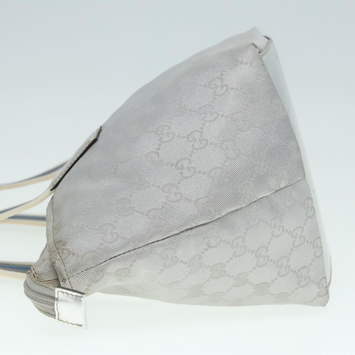 Gucci Sherry Grey Canvas Handbag ()