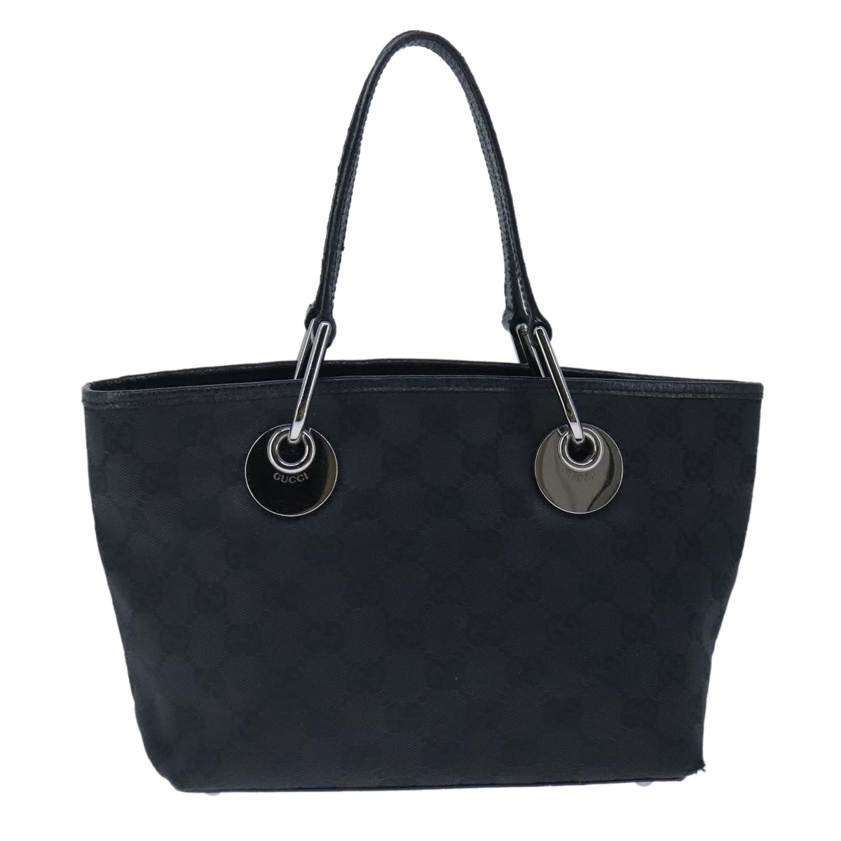 Gucci Black Canvas Tote Bag ()
