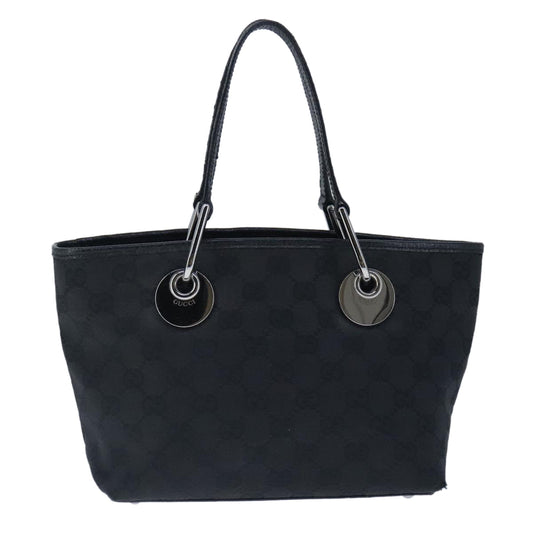 Gucci Black Canvas Tote Bag ()
