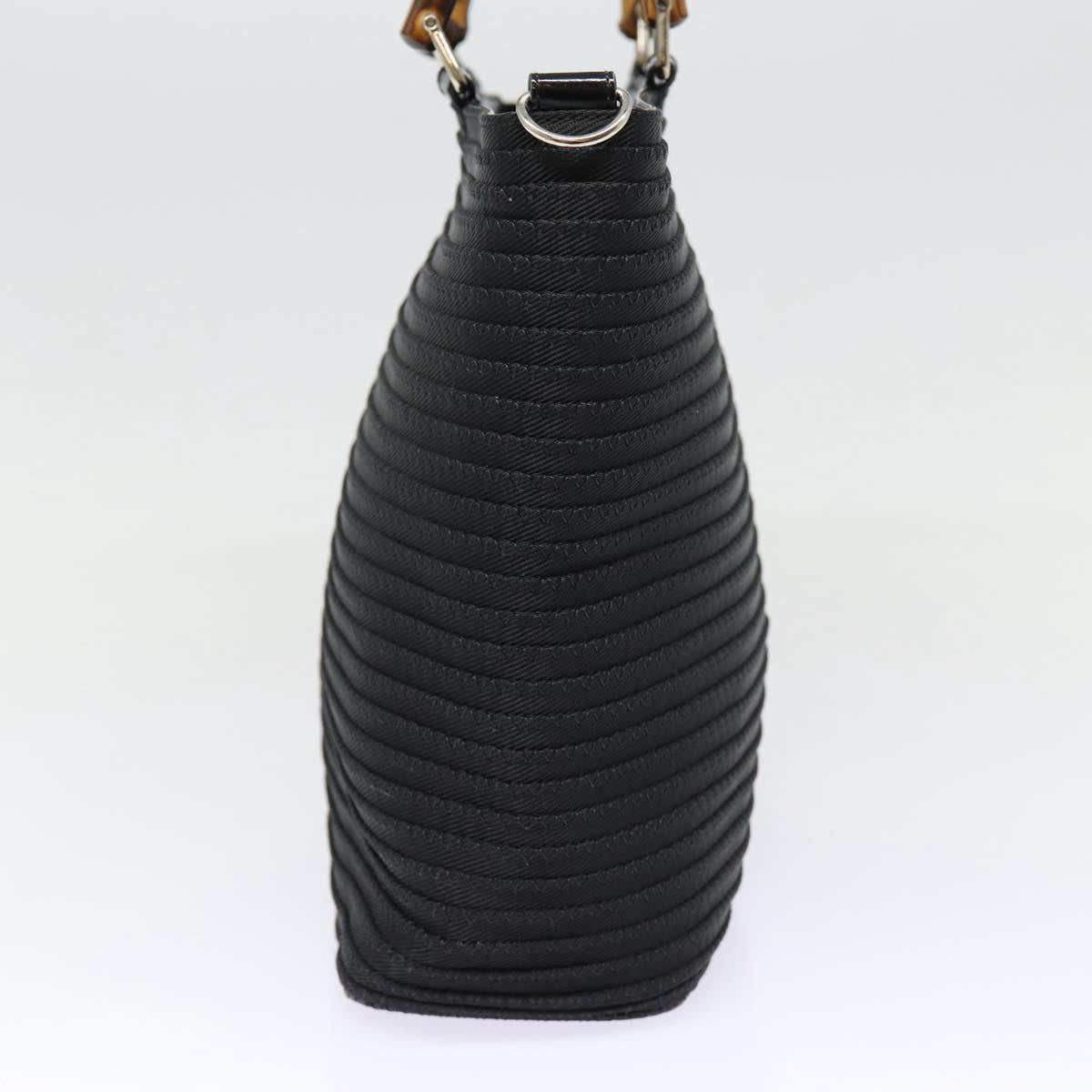 Gucci Bamboo Black Synthetic Handbag ()