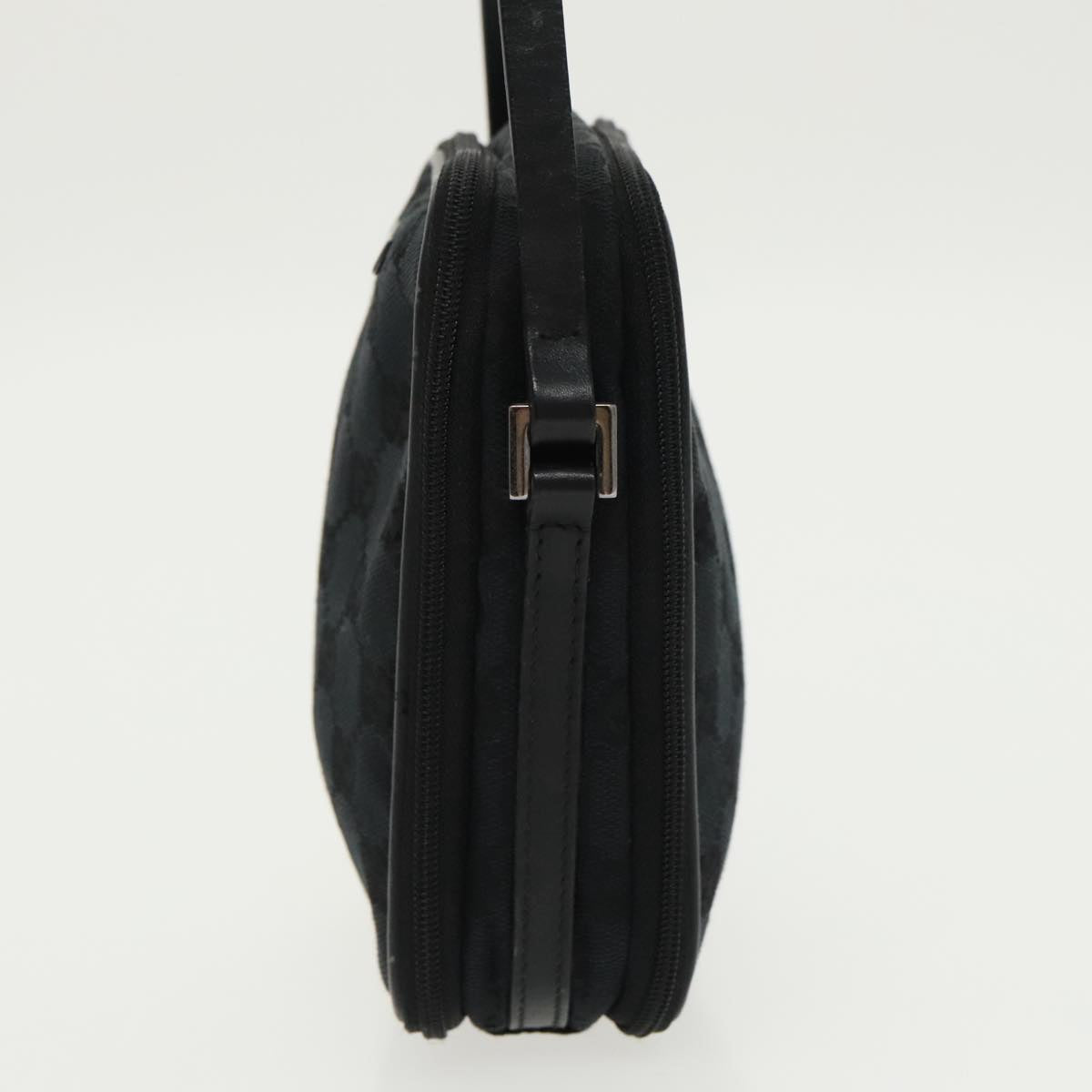 Gucci Black Canvas Shoulder Bag ()