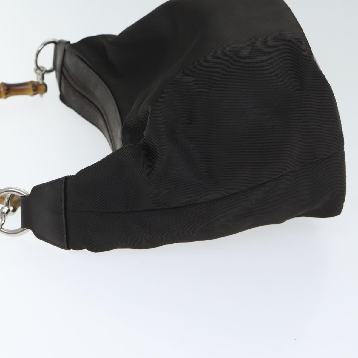 Gucci Bamboo Brown Synthetic Handbag ()