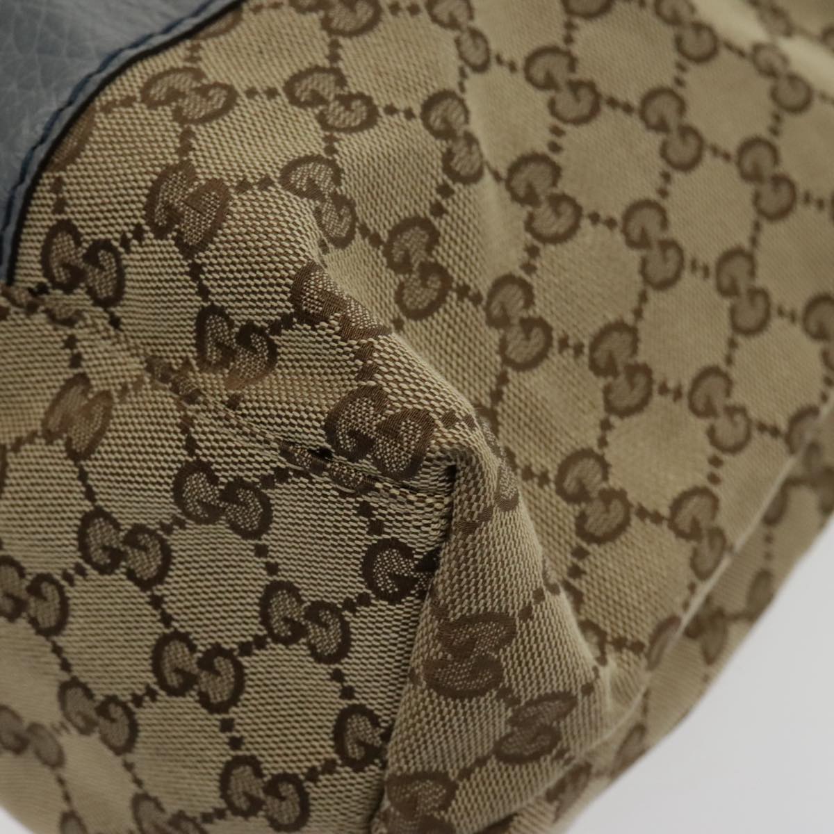 Gucci Bamboo Brown Canvas Tote Bag ()