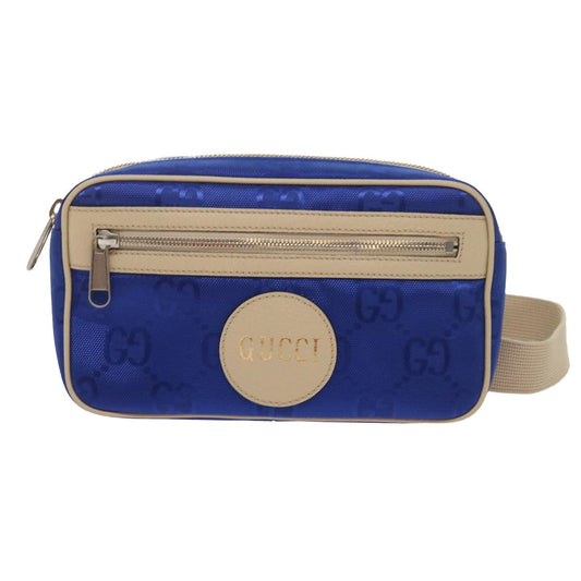 Gucci Gg Canvas Blue Canvas Shoulder Bag ()