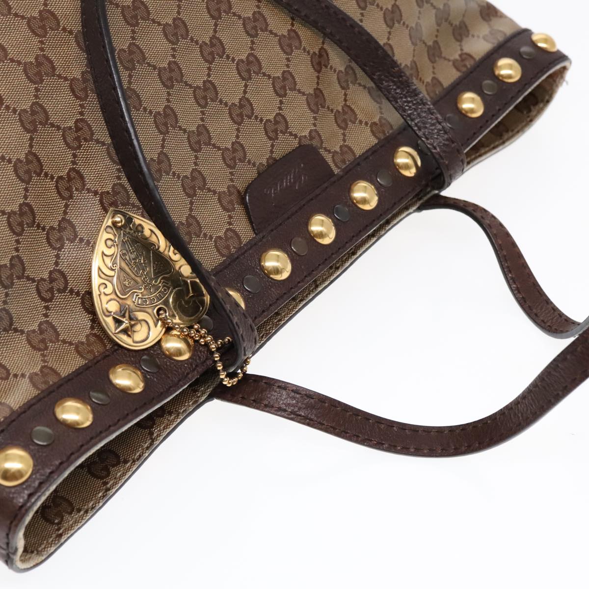 Gucci Babouska Beige Canvas Tote Bag ()