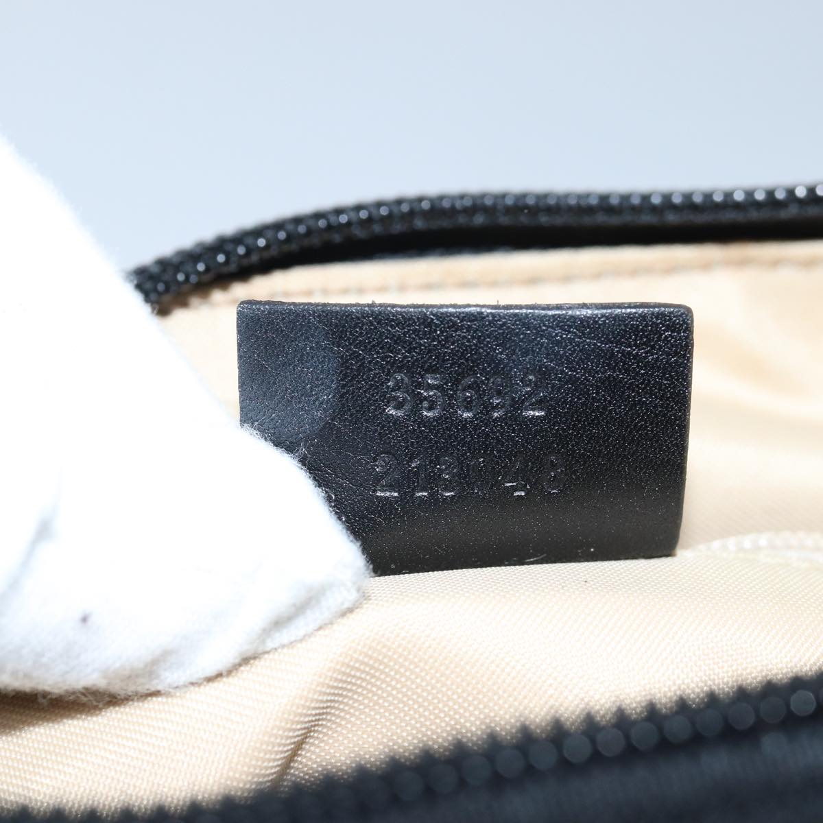 Gucci Bamboo Black Synthetic Shoulder Bag ()