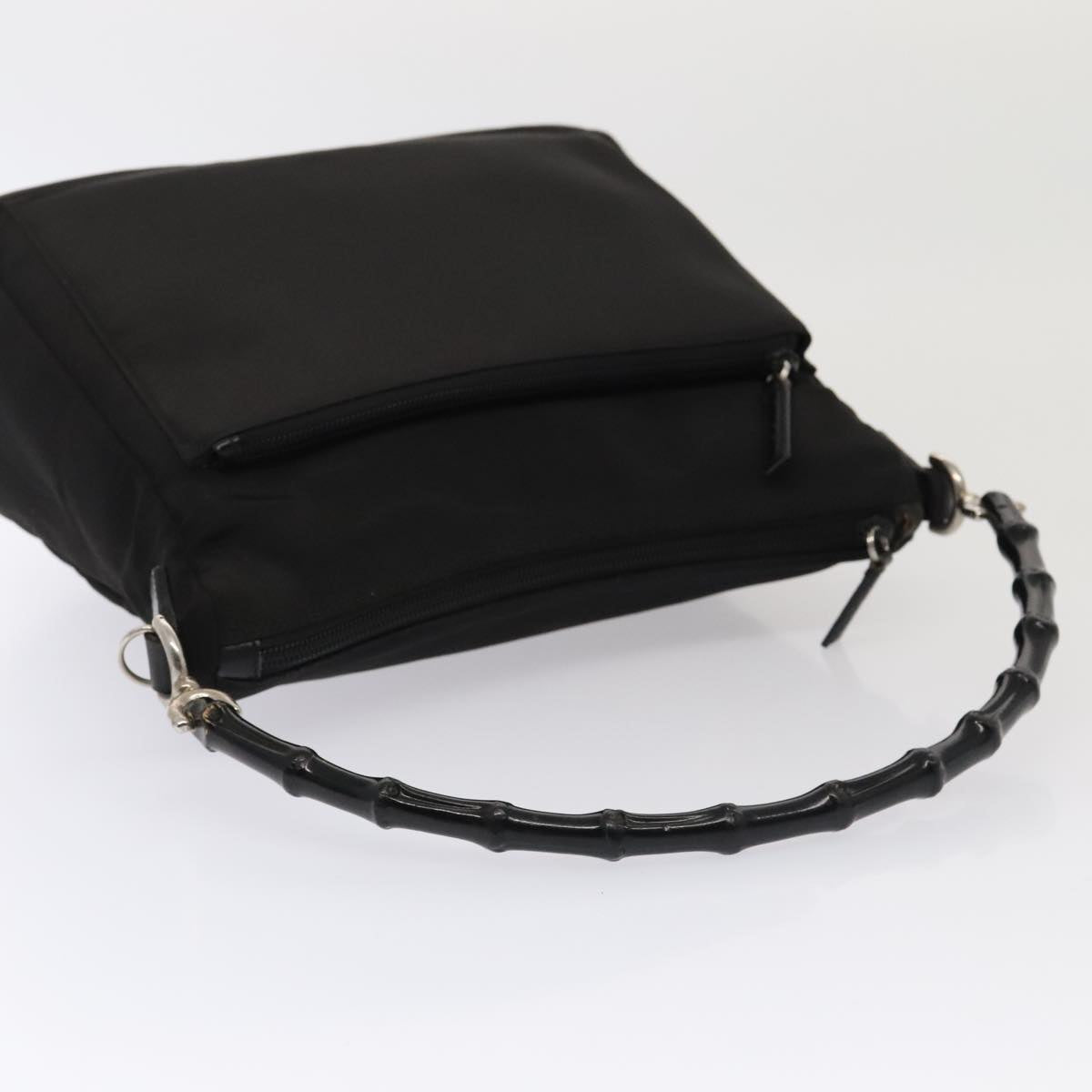 Gucci Bamboo Black Synthetic Handbag ()