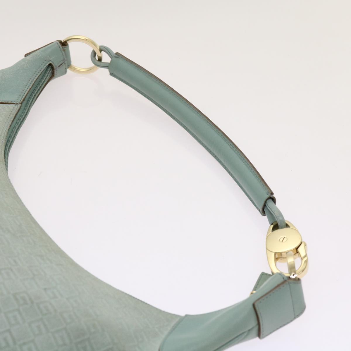 Gucci Hobo Blue Canvas Shoulder Bag ()