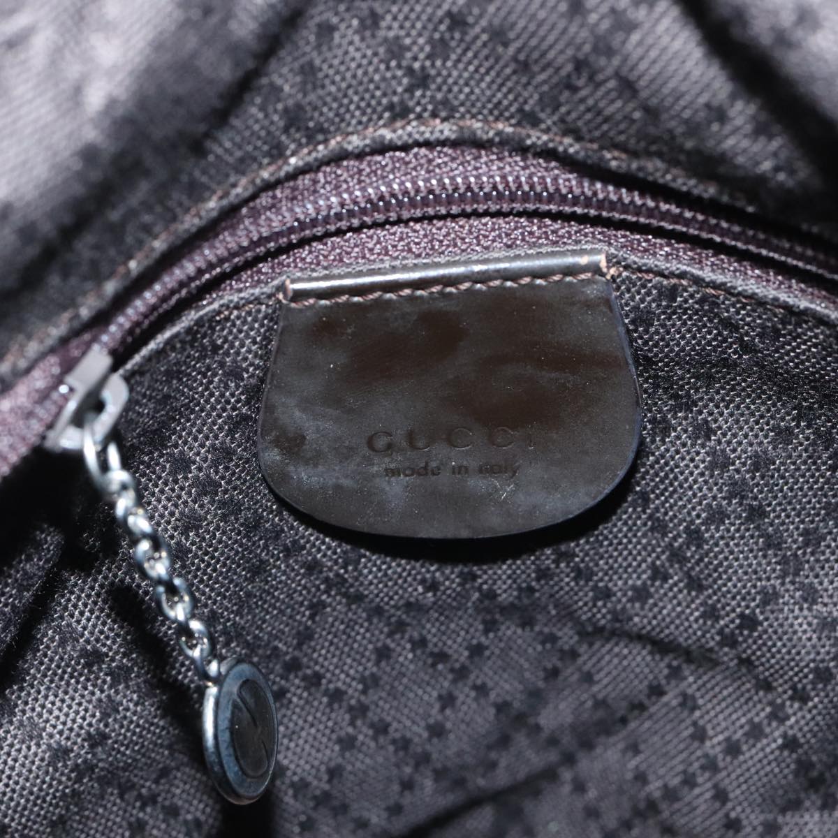 Gucci Bamboo Brown Synthetic Handbag ()