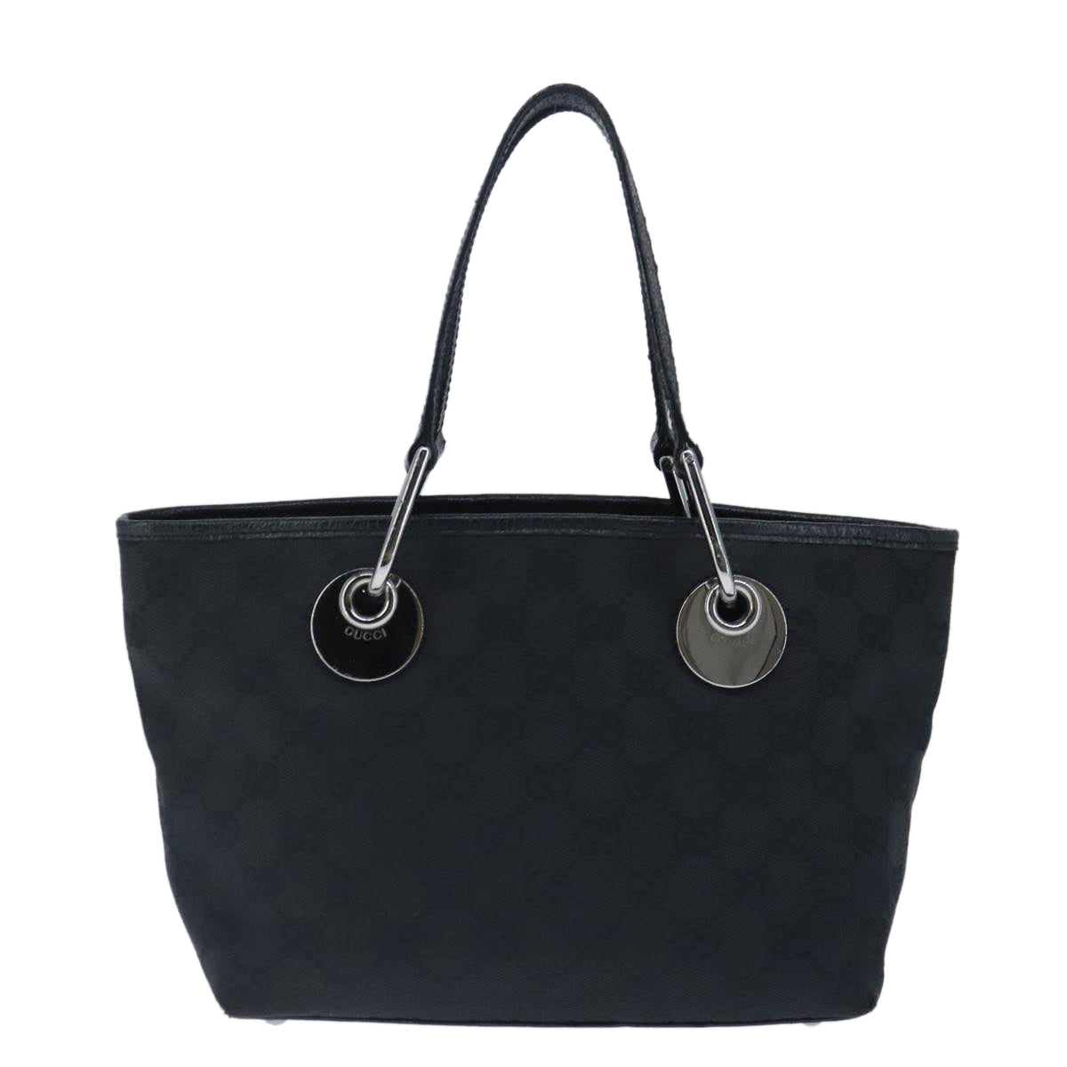Gucci Black Canvas Tote Bag ()