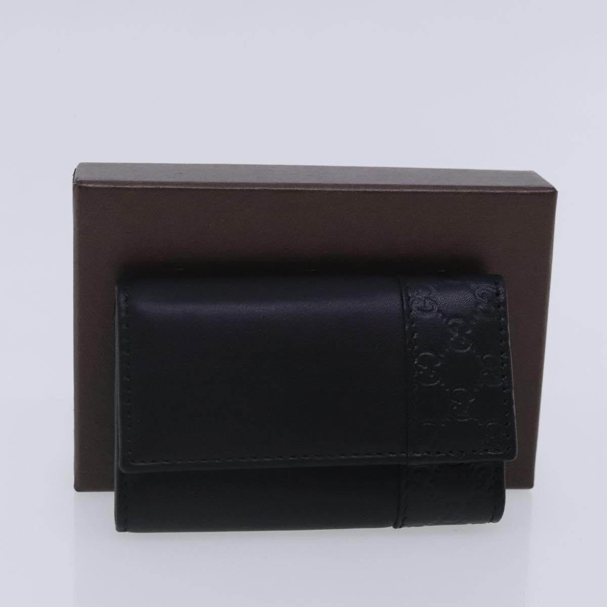 Gucci Key Case Black Leather Wallet  ()