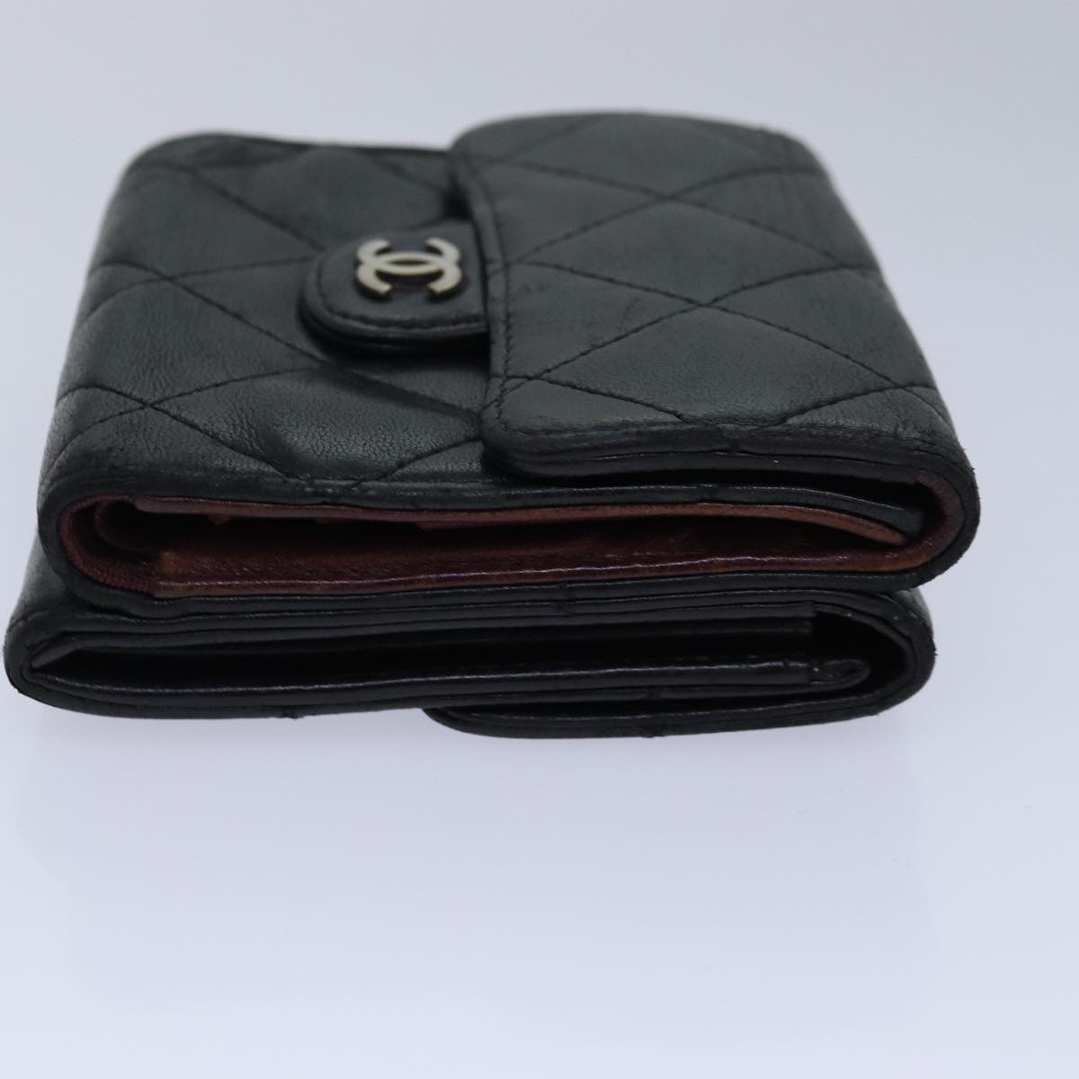 Chanel Timeless Black Leather Wallet  ()