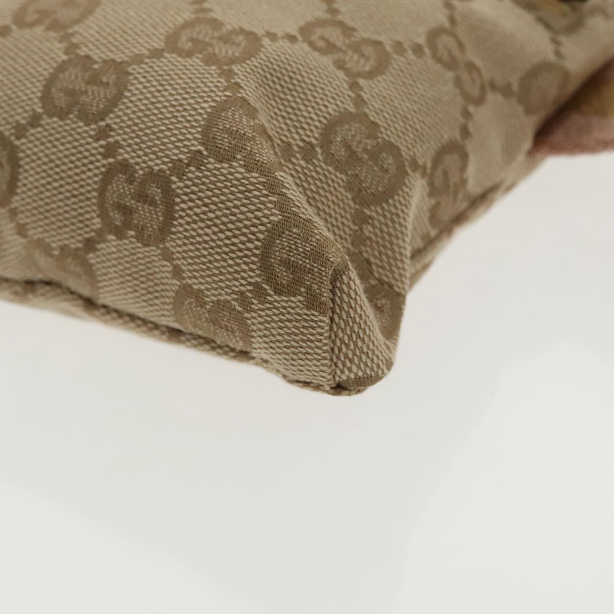 Gucci Beige Canvas Shoulder Bag ()