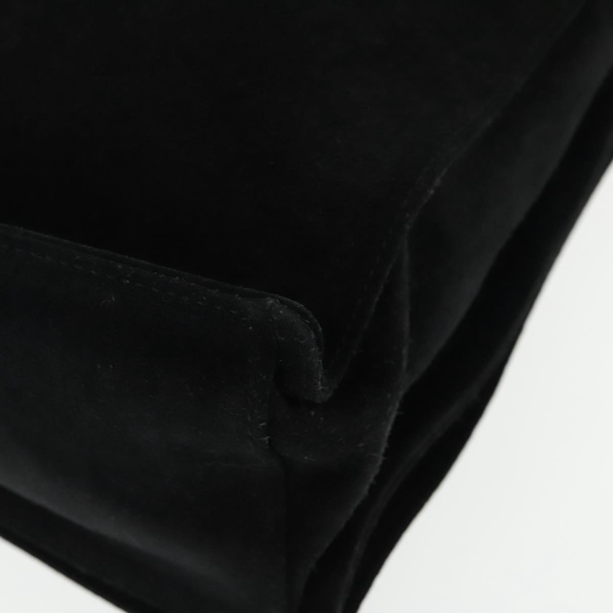 Gucci Bamboo Black Suede Shoulder Bag ()