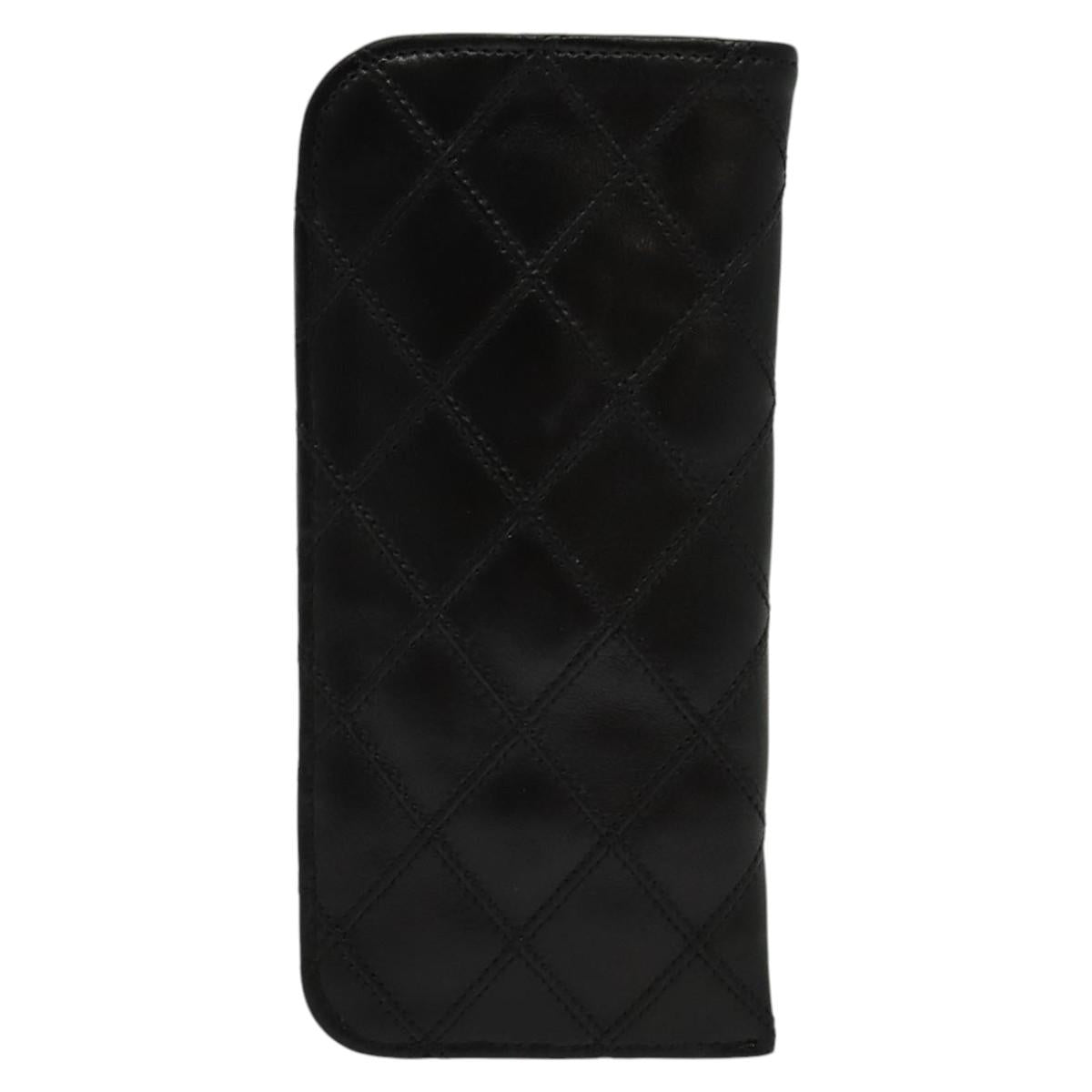 Chanel Coco Mark Black Lizard Wallet  ()