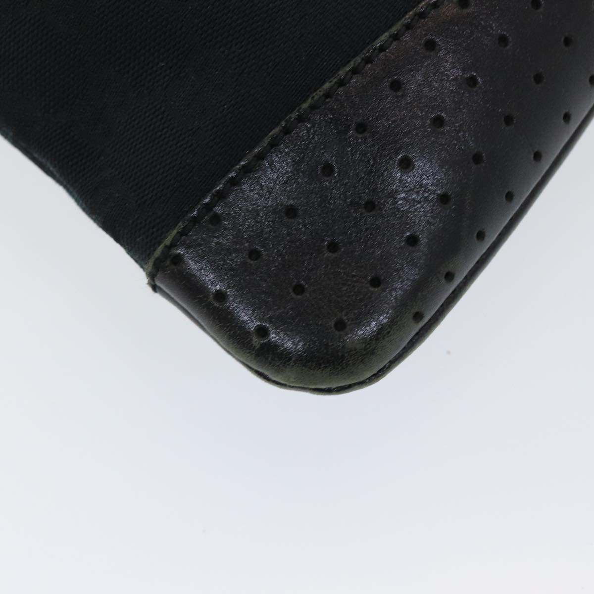 Gucci Gg Canvas Black Canvas Shoulder Bag ()