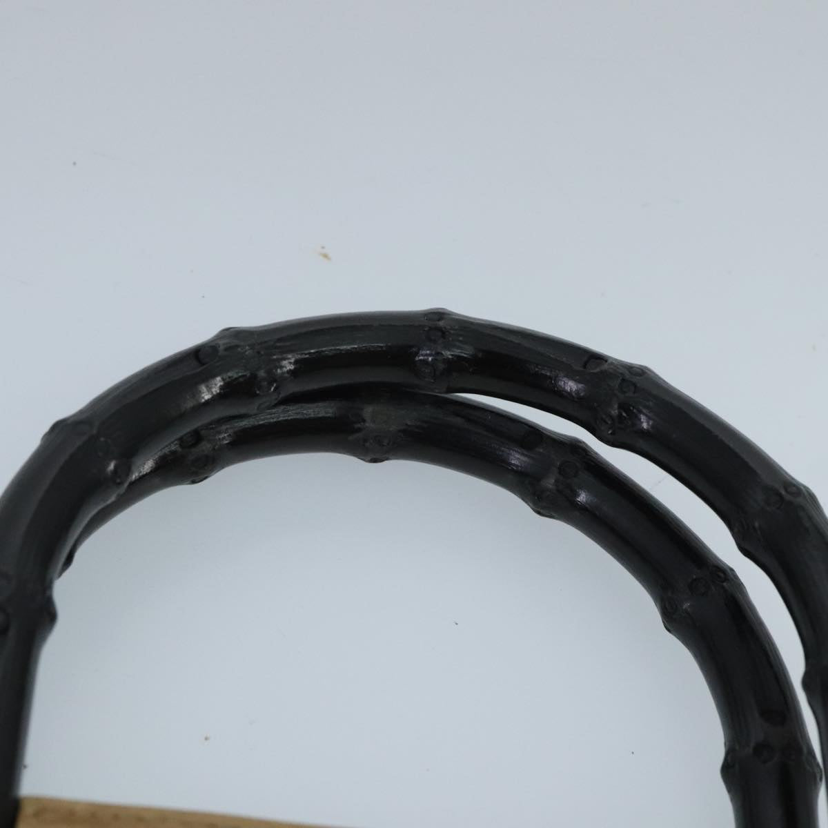 Gucci Bamboo Beige Leather Handbag ()