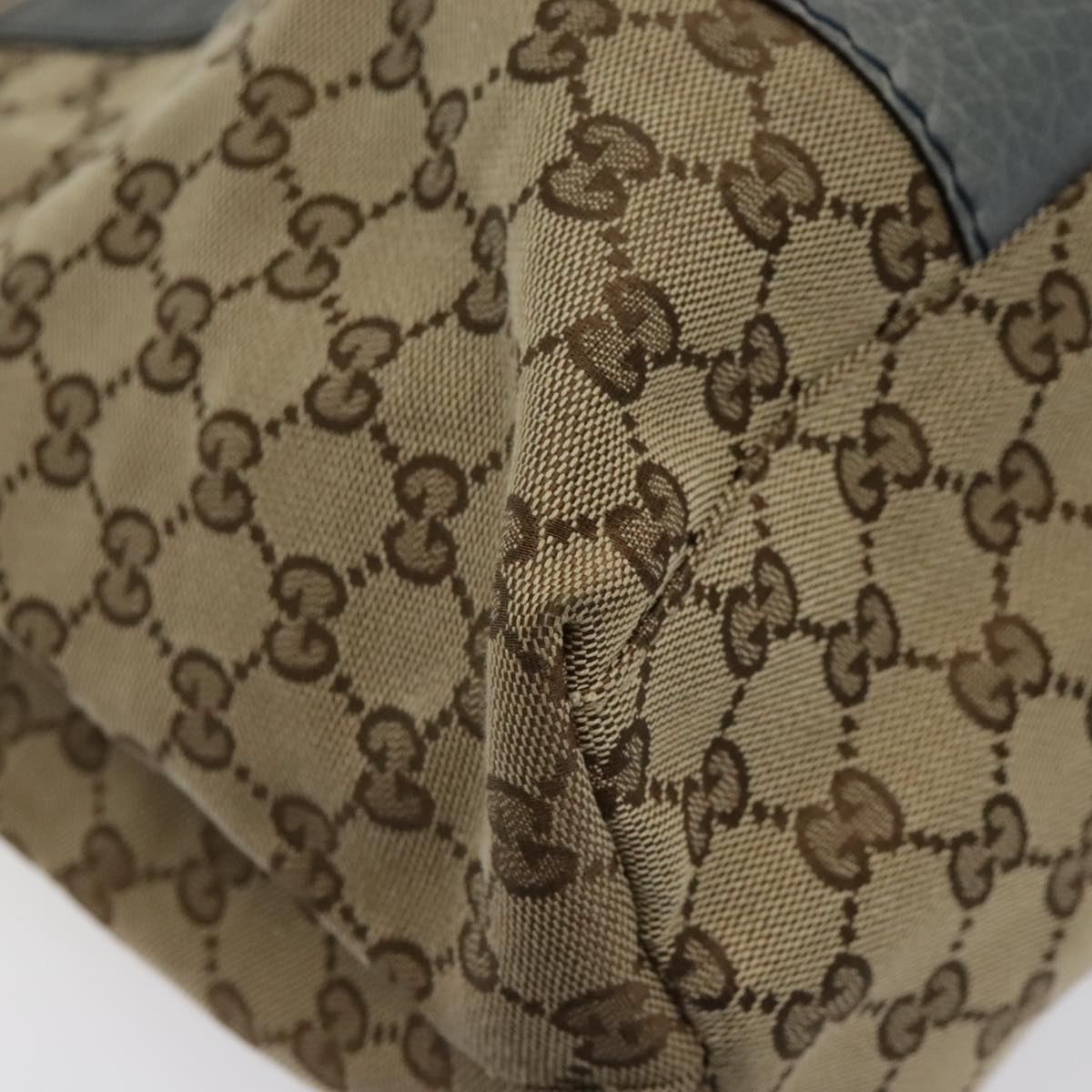 Gucci Bamboo Brown Canvas Tote Bag ()