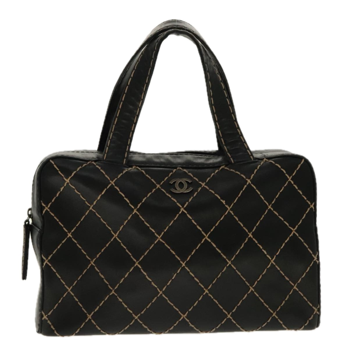 Chanel Black Leather Handbag ()