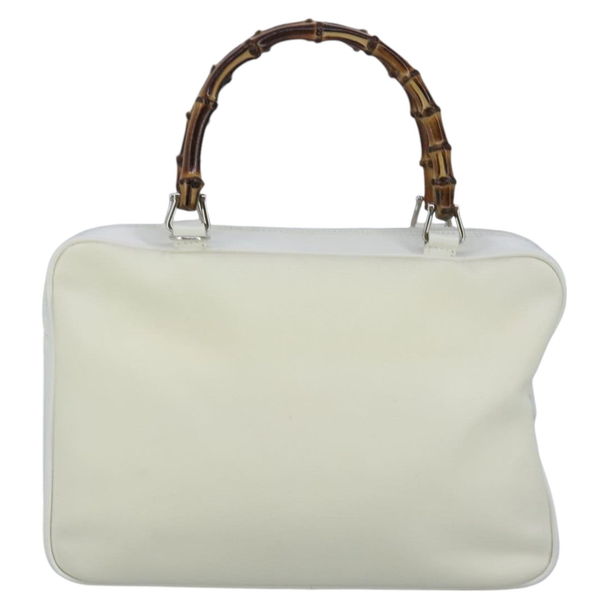 Gucci Bamboo Beige Synthetic Handbag ()
