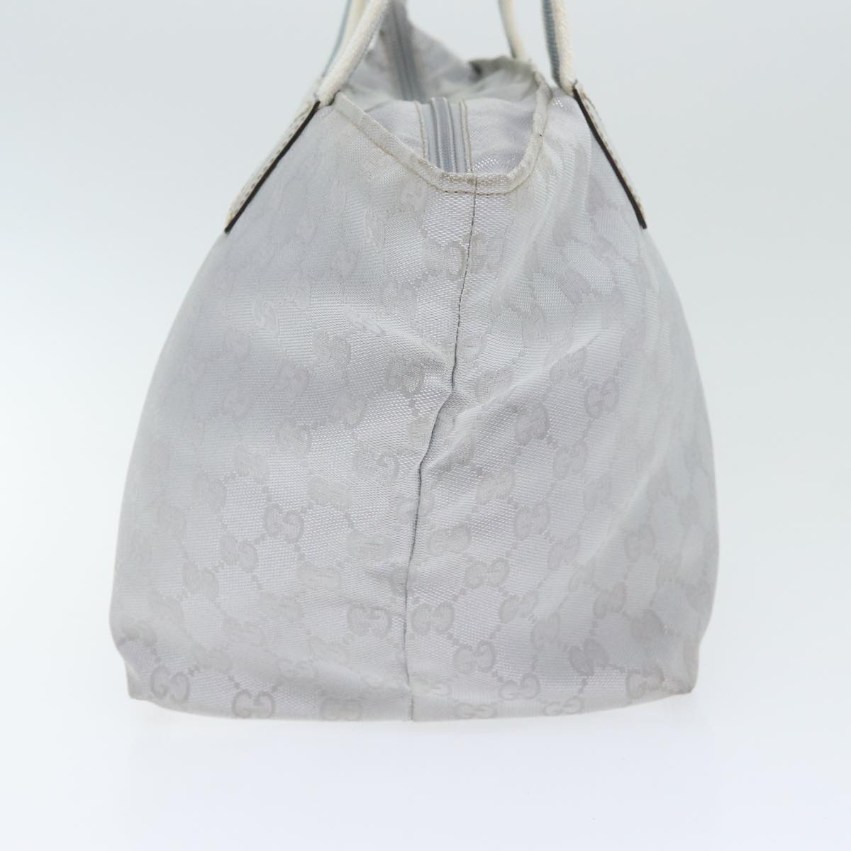 Gucci Web Grey Canvas Handbag ()