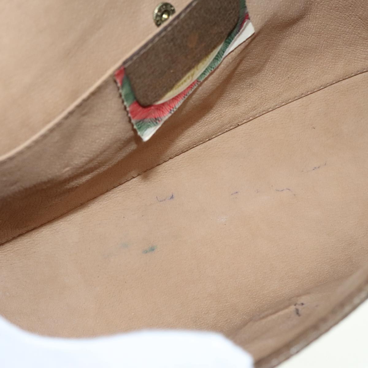 Gucci Beige Canvas Clutch Bag ()