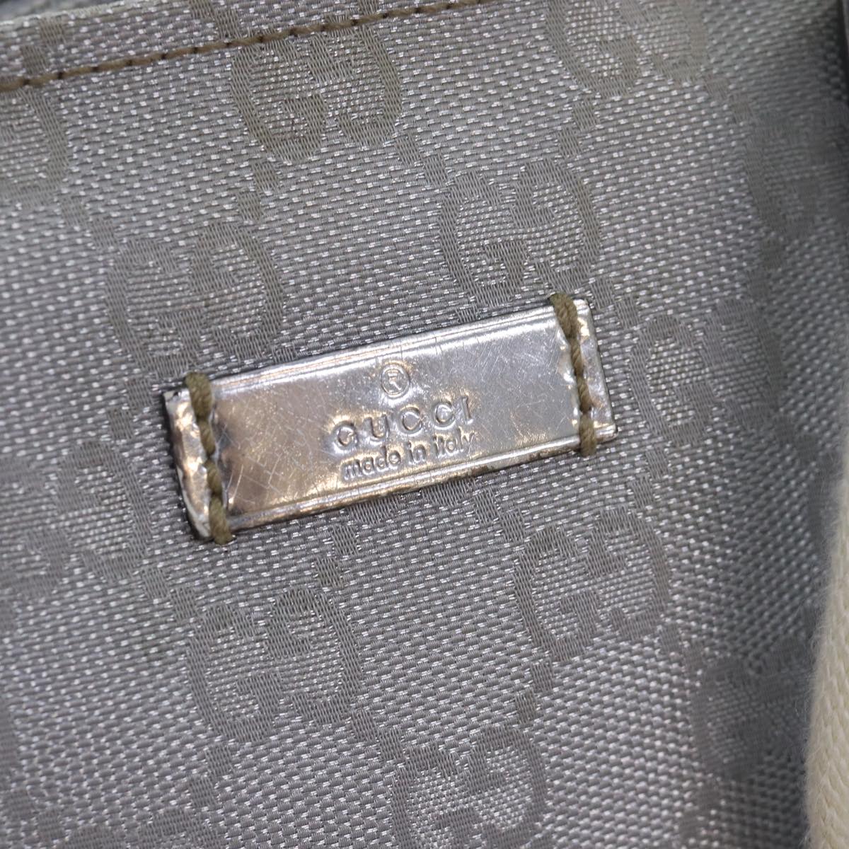 Gucci Gg Canvas Silver Canvas Tote Bag ()