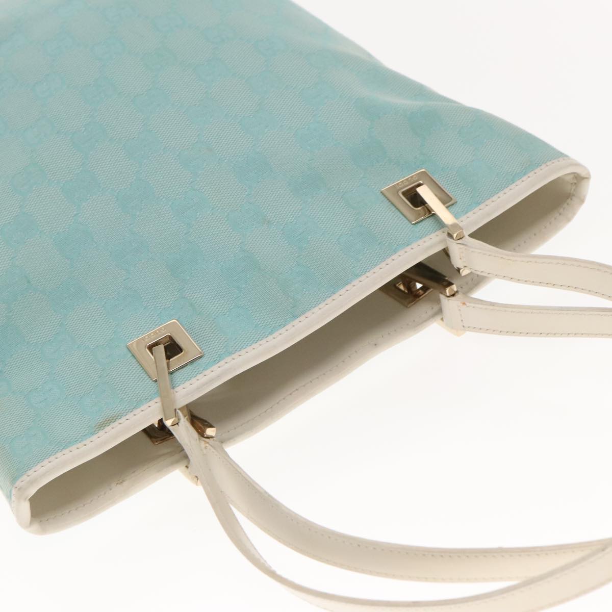 Gucci Blue Canvas Tote Bag ()