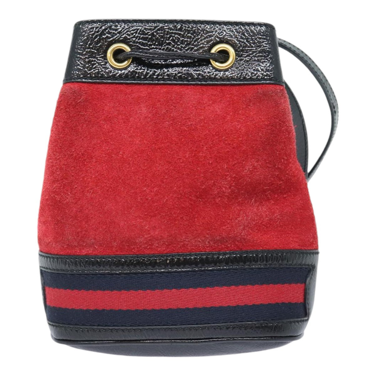 Gucci Ophidia Red Suede Shoulder Bag ()