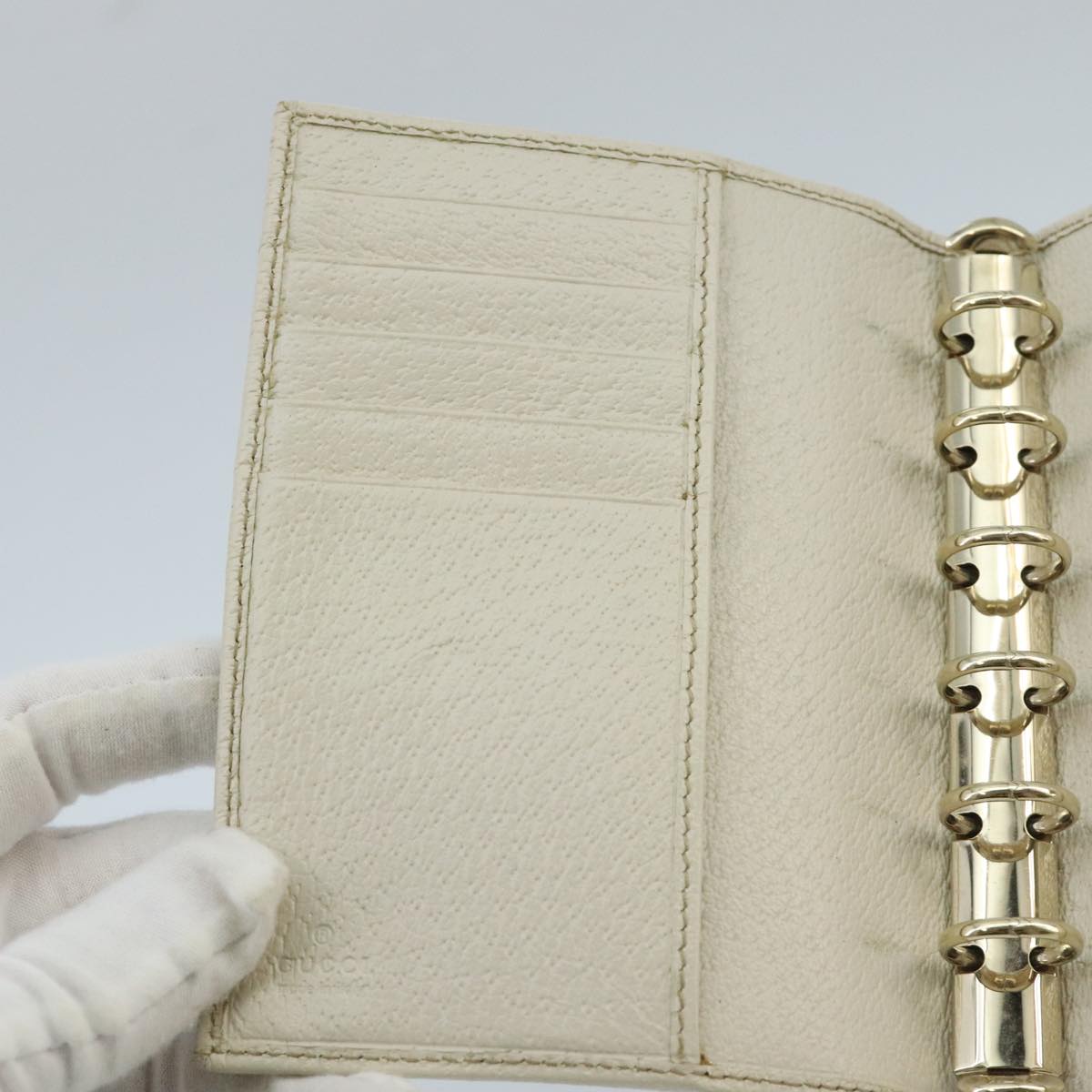 Gucci Couverture Agenda Beige Canvas Wallet  ()