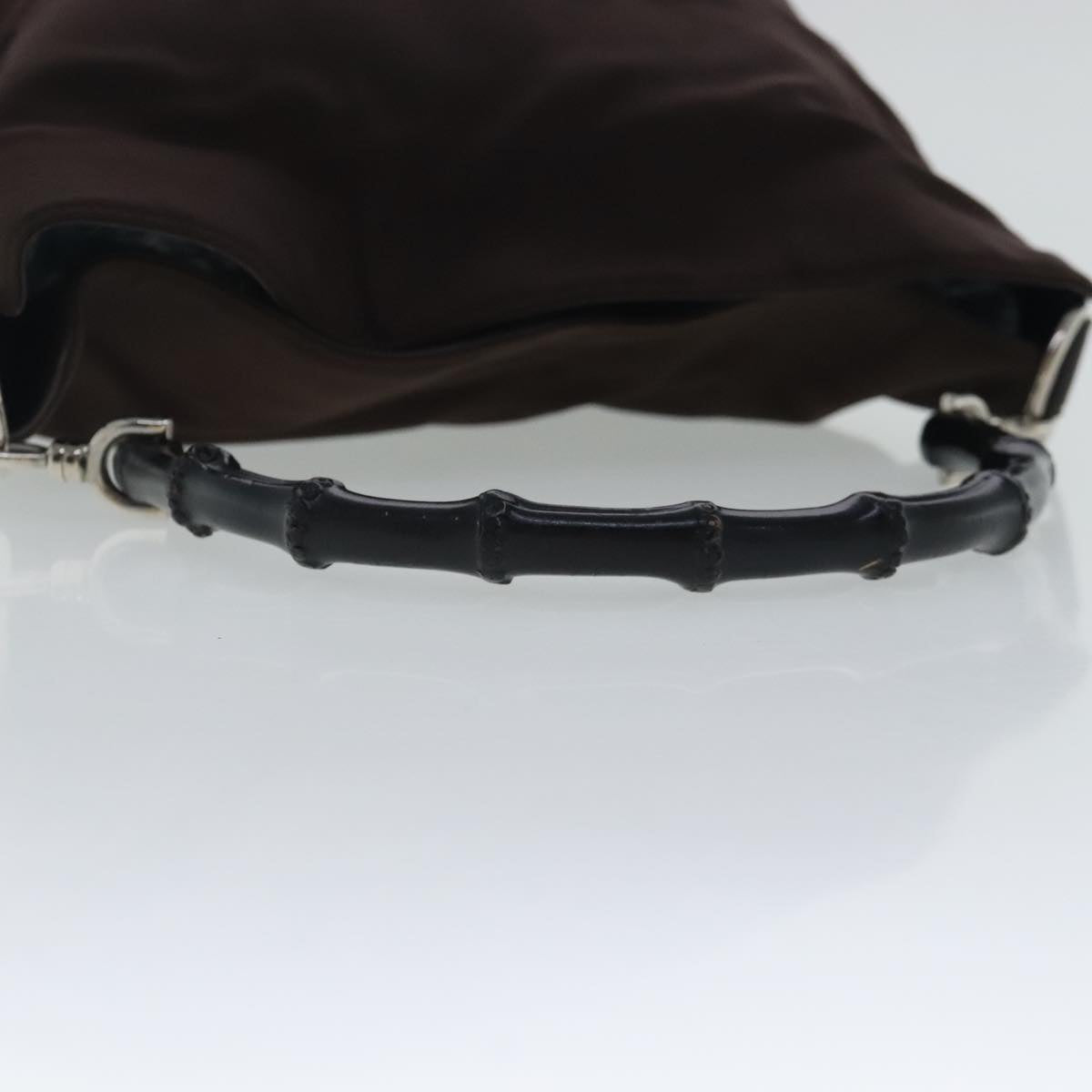 Gucci Bamboo Brown Synthetic Handbag ()