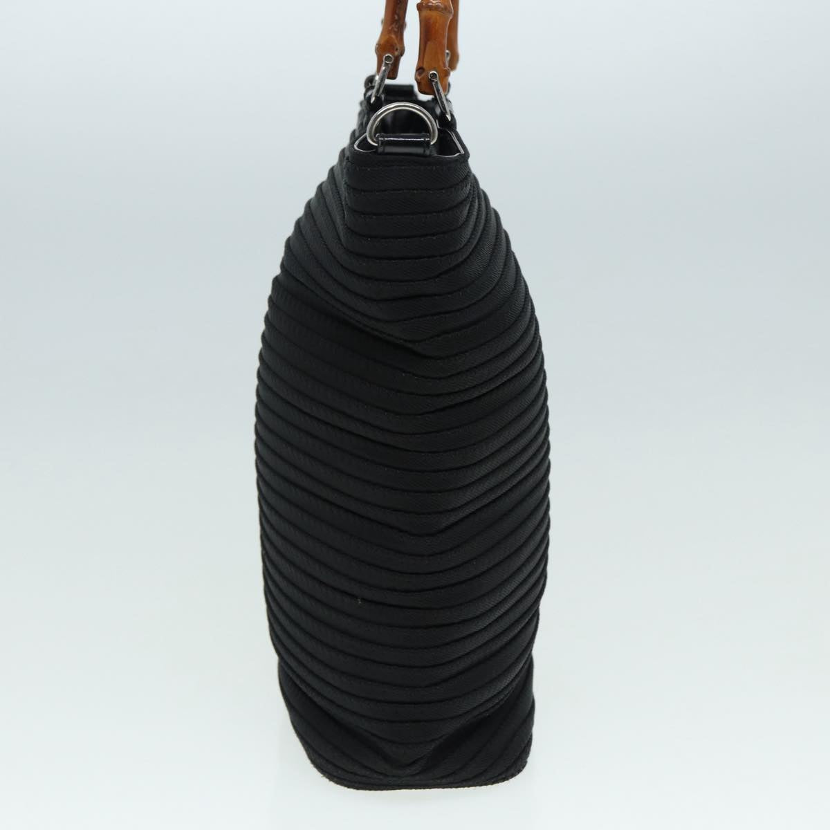 Gucci Bamboo Black Synthetic Shoulder Bag ()