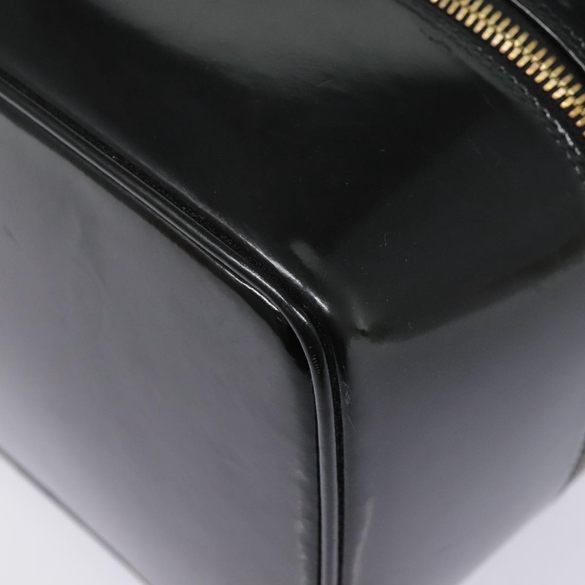 Gucci Bamboo Black Patent Leather Clutch Bag ()