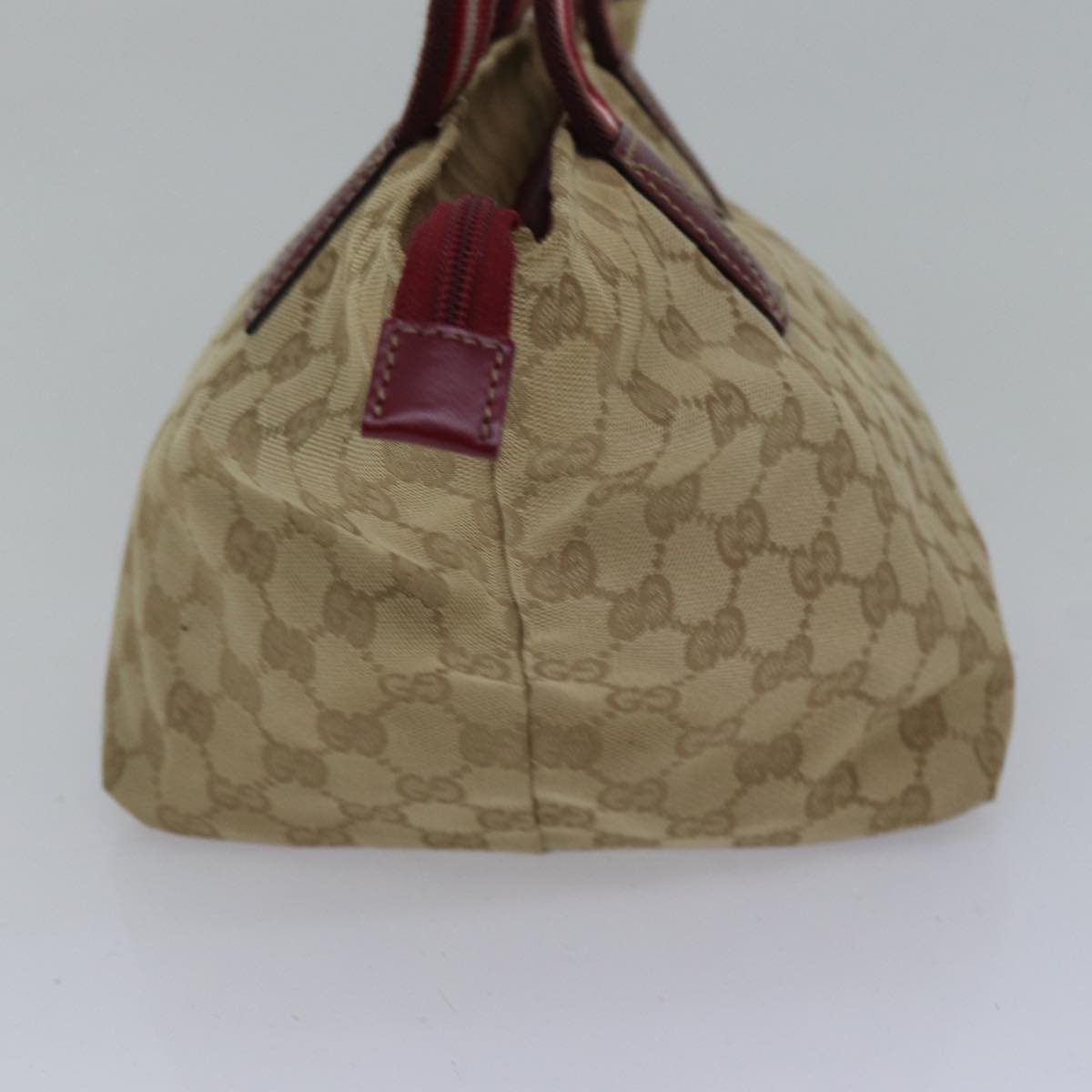 Gucci Sherry Beige Canvas Shoulder Bag ()