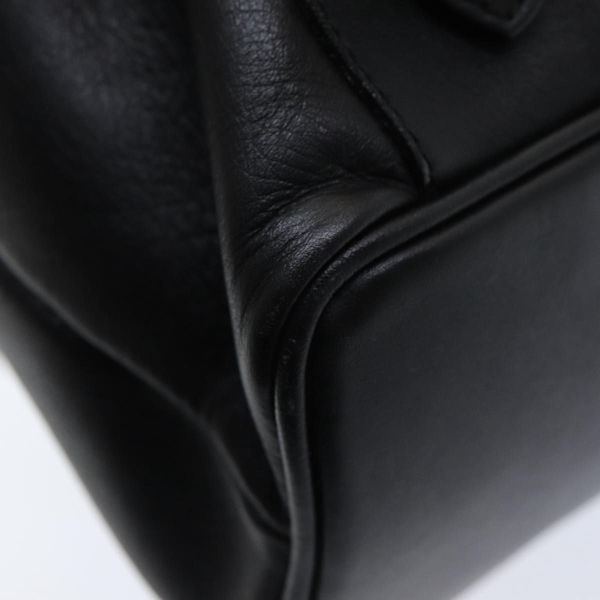 Gucci Bamboo Black Leather Backpack Bag ()