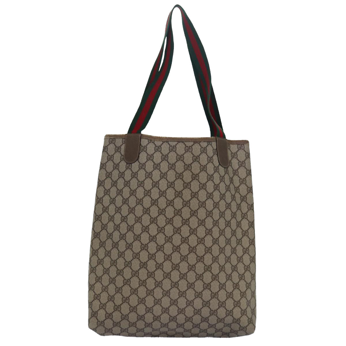 Gucci Sherry Beige Canvas Tote Bag ()