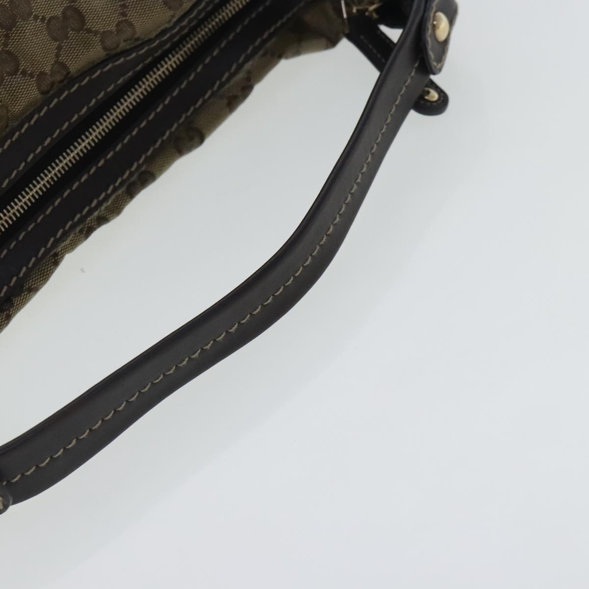 Gucci Gg Crystal Beige Canvas Shoulder Bag ()