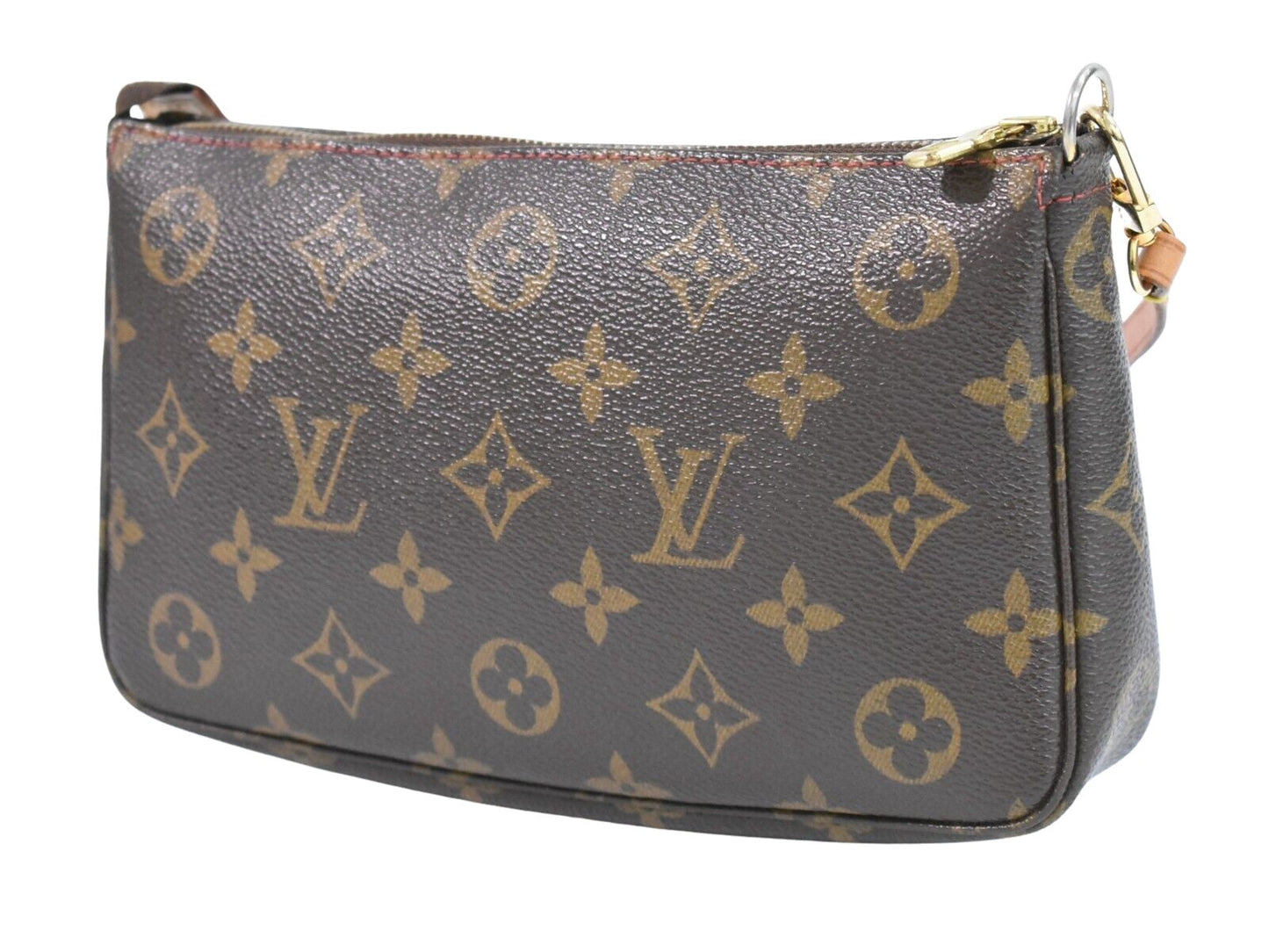 Louis Vuitton Pochette Accessoire  Canvas Clutch Bag ()