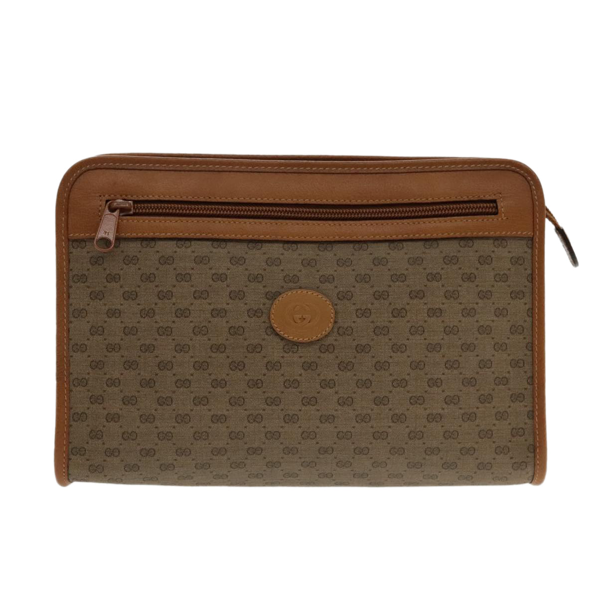 Gucci Beige Canvas Clutch Bag ()