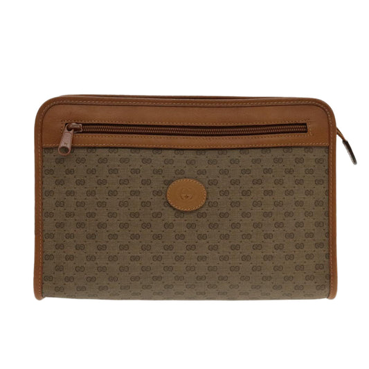 Gucci Beige Canvas Clutch Bag ()