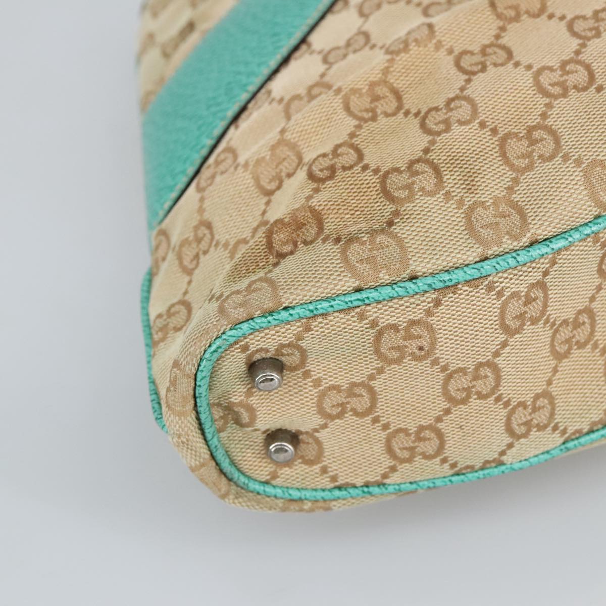 Gucci Beige Canvas Handbag ()