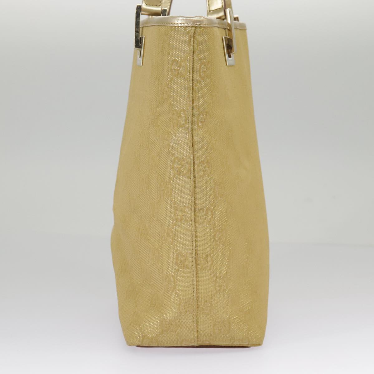 Gucci Gold Canvas Tote Bag ()