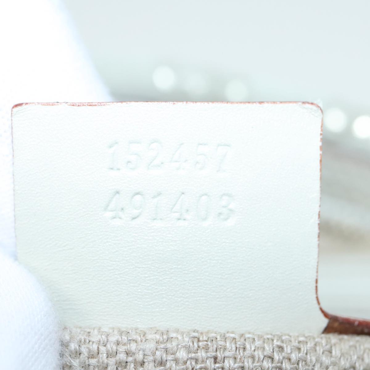 Gucci Boston Grey Canvas Handbag ()