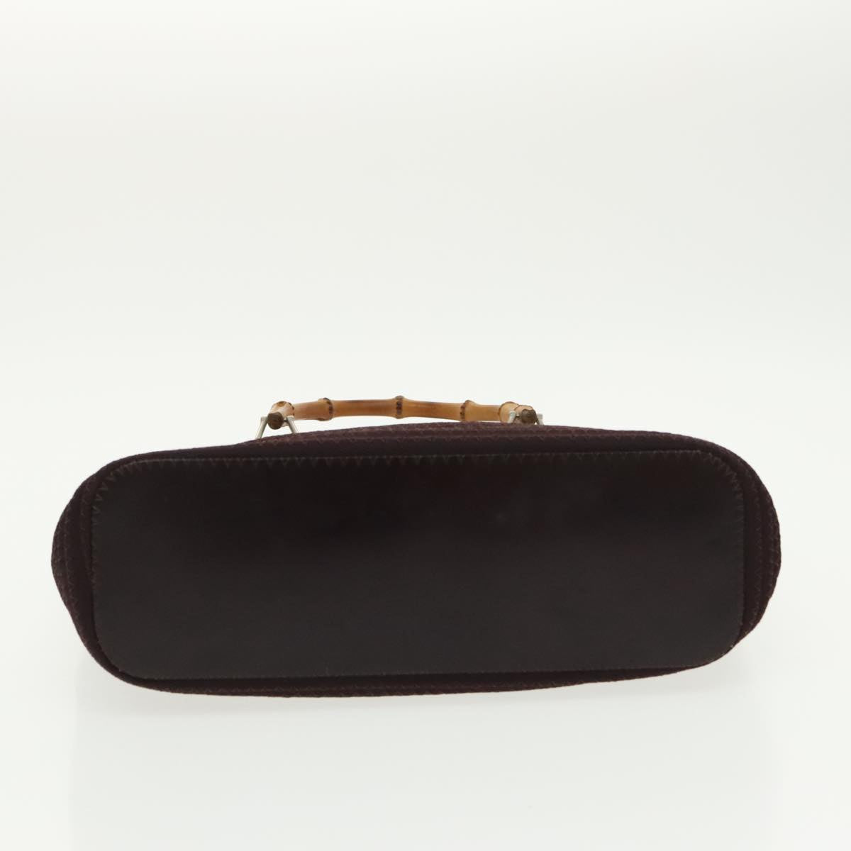 Gucci Bamboo Burgundy Synthetic Handbag ()